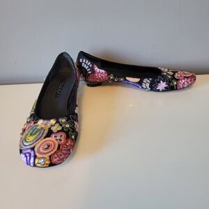 Laundry By Shelli Segal Embellished Low Heels, VGUC, Size 9